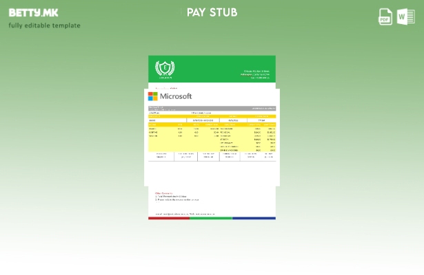 Модерен стил шаблон за листи за вработени во компанијата за технологии во САД